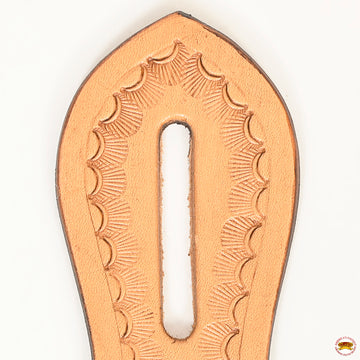 Hilason Western Saddle Repair Leather Cinch Girth Holder Tan